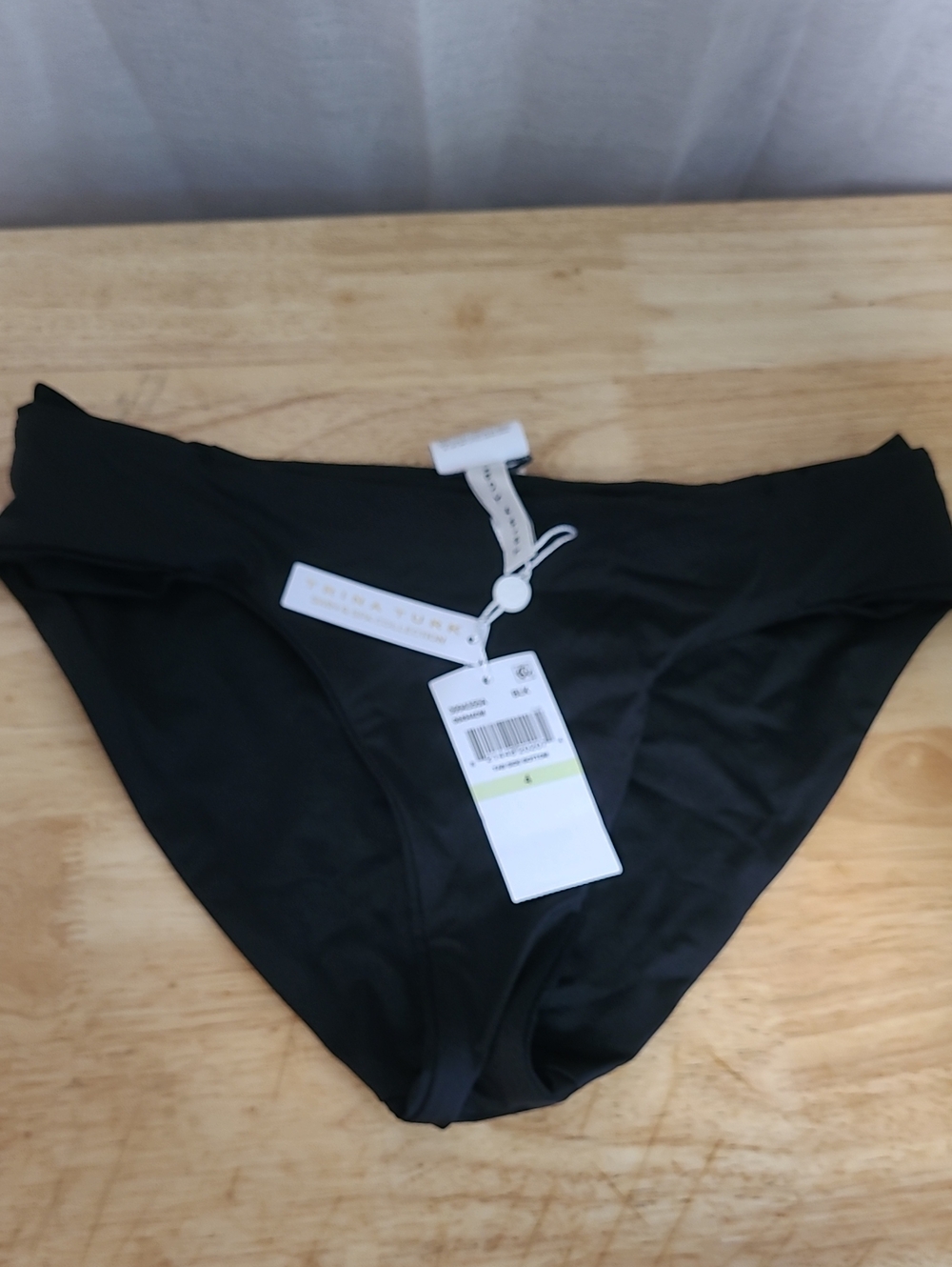 Trina Turk Black Women's Bikini Bottom - Classic Low Rise
